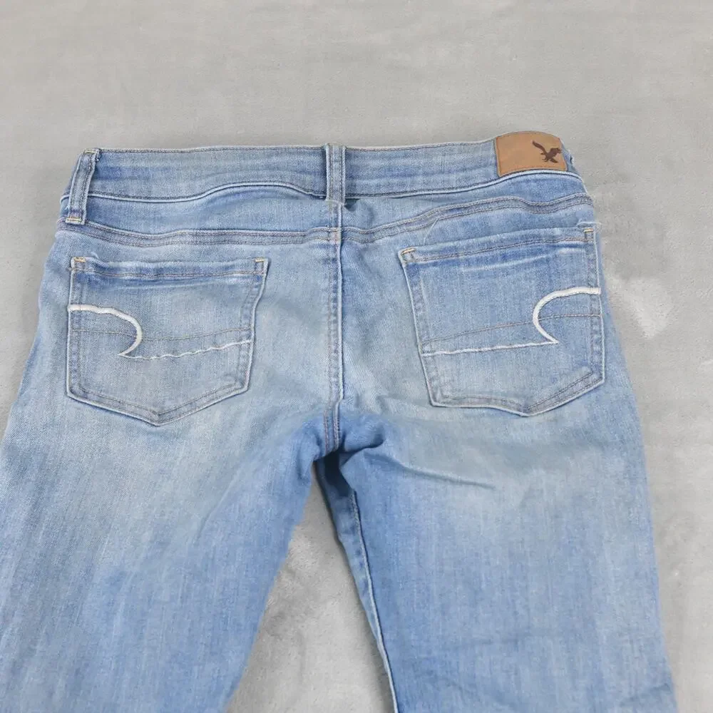 American Eagle Jeans Womens 8 Short (30x27) Jegging Blue Denim